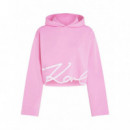 KARL LAGERFELD - Karl Signature Hem Hoodie - 2AW - A4W20039/2AW