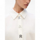 KARL LAGERFELD - Karl Snap Fashion Poplin Shirt - 100 - A4W11022/100