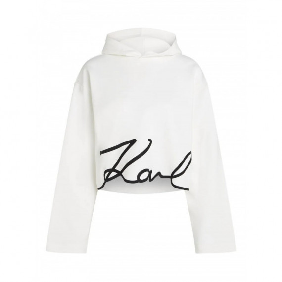 KARL LAGERFELD - Karl Signature Hem Hoodie - B09 - A4W20039/B09