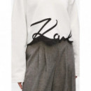 KARL LAGERFELD - Karl Signature Hem Hoodie - B09 - A4W20039/B09