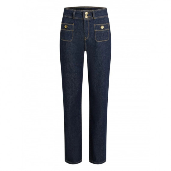 KARL LAGERFELD - Retro Straight Denim Pants - D24 - A4W10093/D24