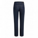 KARL LAGERFELD - Retro Straight Denim Pants - D24 - A4W10093/D24
