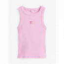Camiseta TOMMY JEANS Gradient Rosa