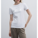 Camiseta GUESS Nina Blanca Logo Plateado