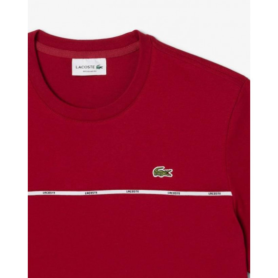 Tee-shirt Bordeaux  LACOSTE