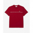 Tee-shirt Bordeaux  LACOSTE