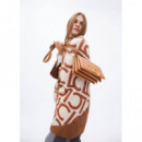 Bandolera Efecto Piel con Tres Compartim  LOLA CASADEMUNT