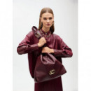 Bolso  Shopper Efecto Piel con Logo Lc O  LOLA CASADEMUNT