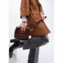 Bandolera Efecto Piel Serppiente Logo Lc  LOLA CASADEMUNT