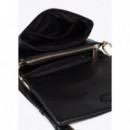 Bandolera Efecto Piel con Tres Compartim  LOLA CASADEMUNT