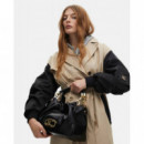 Bolso Bandolera Efecto Piel con Asa Tren  LOLA CASADEMUNT