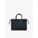 Bandolera Tejido Rejilla Interior Azul N  LOLA CASADEMUNT