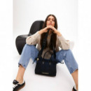 Bandolera Tejido Rejilla Interior Azul N  LOLA CASADEMUNT