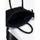 Bandolera Tejido Rejilla Interior Azul N  LOLA CASADEMUNT