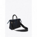 Bandolera Tejido Rejilla Interior Azul N  LOLA CASADEMUNT