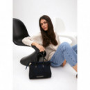 Bandolera Tejido Rejilla Interior Azul N  LOLA CASADEMUNT