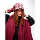 Visera Logotipada Rojo-crudo  LOLA CASADEMUNT