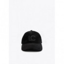 Visera Terciopelo Negro  LOLA CASADEMUNT