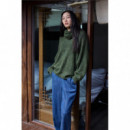 Pantalones ICHI Aubery Washed Dark Blue