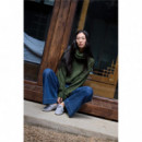 Pantalones ICHI Aubery Washed Dark Blue