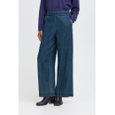 Pantalones ICHI Aubery Washed Dark Blue