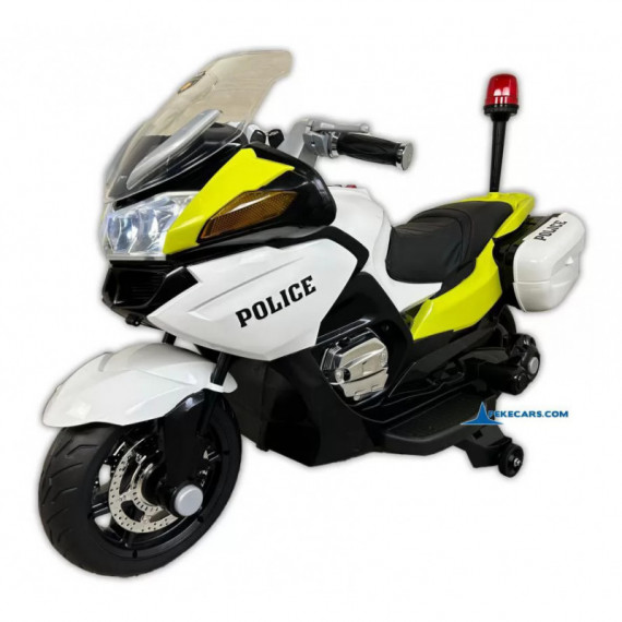 Moto Policia Amarilla/blanca  PEKECARS