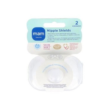 MAM Pezonera Silicona 2 Unidades Talla Mediana