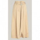 TOMMY HILFIGER - Fluid Utility Belted MIDI Skirt - Aex - F|WW0WW42252/AEX