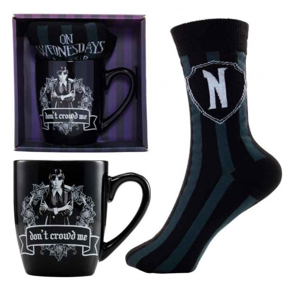 Pack Taza y Calcetines Miercoles (talla Mujer)  PYRAMID