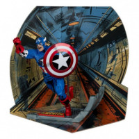 Estatua Capitán America Marvel Collection 12 cm