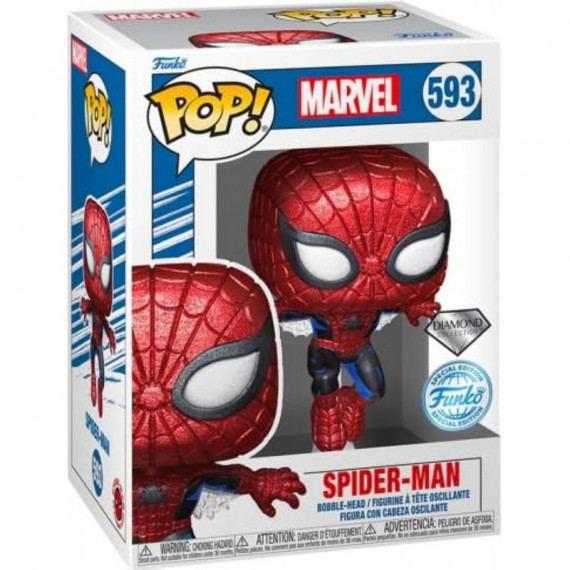 FUNKO Pop Spider Man 80TH Diamond Collection 593