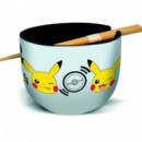 Bol de Ramen con Palillos Pikachu Pokemon  STOR