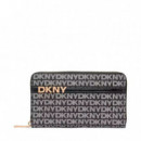 Cartera Avril Zip Around  DKNY