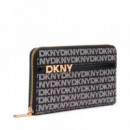 Cartera Avril Zip Around  DKNY