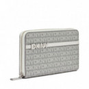 Cartera Avril Zip Around  DKNY