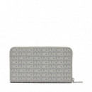Cartera Avril Zip Around  DKNY