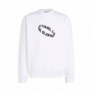 Sudadera con Logotipo de Aros Múltiples  KARL LAGERFELD JEANS