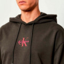 Sudadera Regular Fit Terry Micro Monologo  CALVIN KLEIN