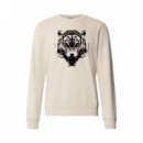 Sudadera Regular Fit con Estampado de Tigre  ANTONY MORATO