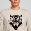 Sudadera Regular Fit con Estampado de Tigre  ANTONY MORATO