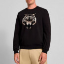 Sudadera Regular Fit con Estampado de Tigre  ANTONY MORATO