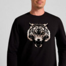 Sudadera Regular Fit con Estampado de Tigre  ANTONY MORATO