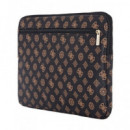 GUESS Funda Ordenador Portatil 13"-14" Peony Pocket Negra con Logo