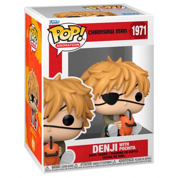 FUNKO Pop Chainsaw Man Denji With Pochita 197