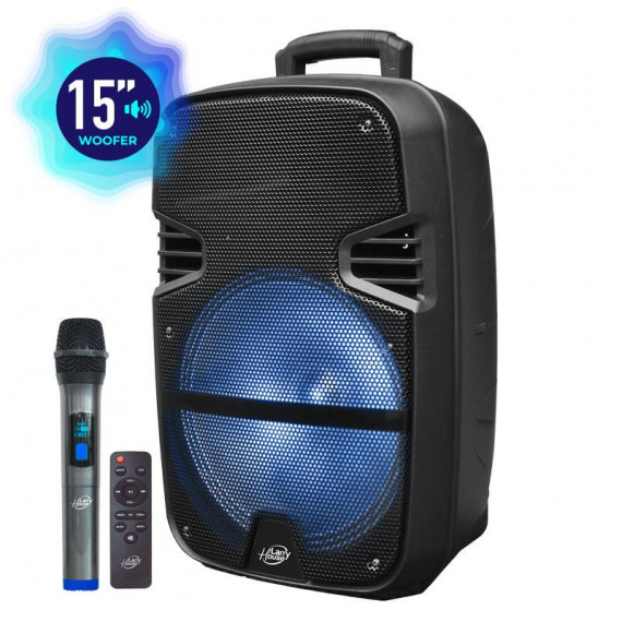 Altavoz Serie Soundpower 15" con Microfono LARRYHOUSE 500W