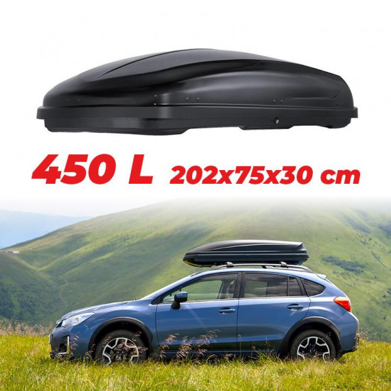 Cofre de Techo ATHANSPORT 450 Litros 202X75X30 Cm