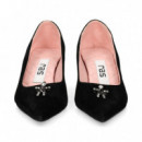 Salon Aplique ante Negro  RAS