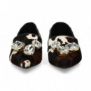 Bailarina Copete+strass Pelo Vaca  RAS