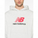 NEW BALANCE - athletics french terry logo hoodie - AHH - MT51512AHH/AHH
