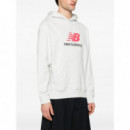NEW BALANCE - athletics french terry logo hoodie - AHH - MT51512AHH/AHH
